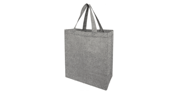 150 g/m recycled tote bag black