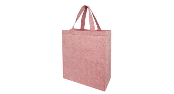 150 g/m recycled tote bag red