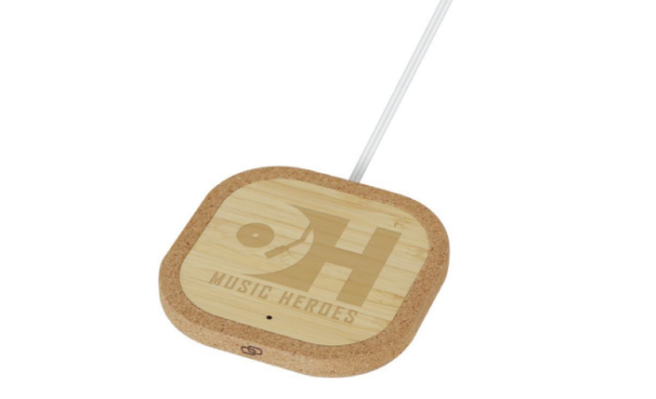 15W cork wireless charging pad