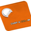 2 in 1 coaster and bottle opener orange