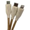 3 in 1 cork charging cable