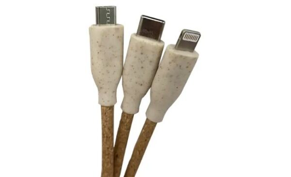 3 in 1 cork charging cable