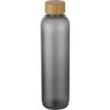 Charcoal recycled plastic water bottle