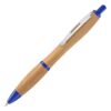 blue Contour Bamboo Ballpens