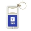 Blue LED keyring and bottle opener