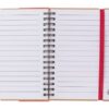 open red recycled notebook