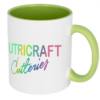 330 ml ceramic sublimation colour pop mug green