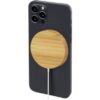 10W bamboo magnetic wireless charging pad