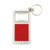 red LED keyring and bottle opener