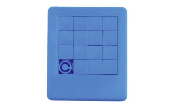 blue sliding puzzle game