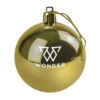 Gold Shatterproof Christmas Bauble