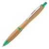 Green Contour Bamboo Ballpens