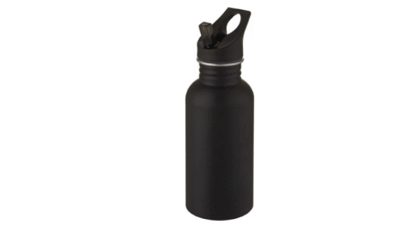 500 ml stainless steel sport bottle black