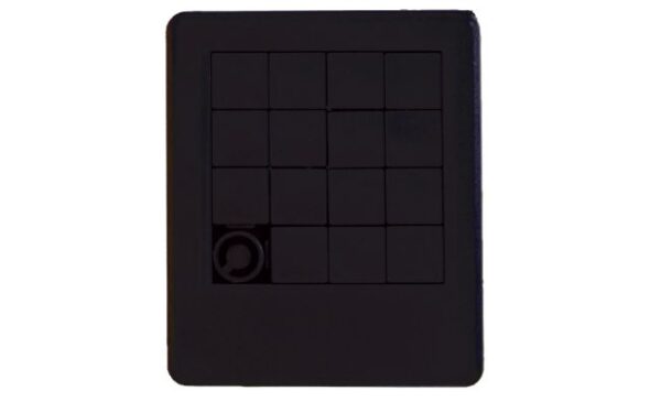 black sliding puzzle game