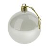 White Shatterproof Christmas Bauble