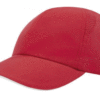 6 panel GRS recycled cool fit sandwich cap red