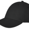 6 panel sandwich cap (Black)