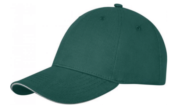 6 panel sandwich cap (Green)