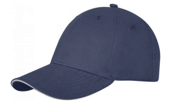 6 panel sandwich cap (Navy)