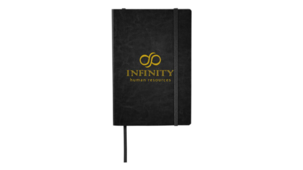 A5 PU leather notebook Black