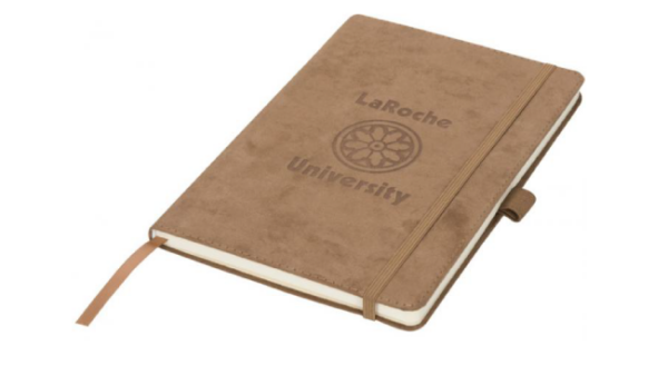 A5 suede notebook Brown