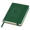 A6 hard cover pocket notebook green