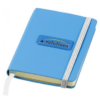 A6 hard cover pocket notebook light blue