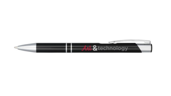 Aluminium click ballpoint pen black