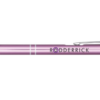 Aluminium click ballpoint pen pink