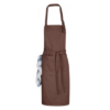 Apron with adjustable neck strap (Brown)