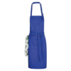 Apron with adjustable neck strap (Royal blue)