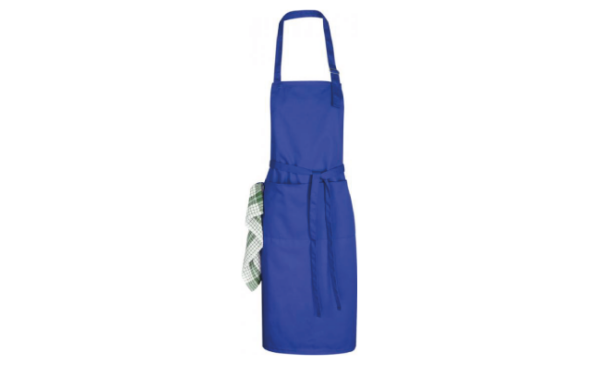 Apron with adjustable neck strap (Royal blue)