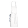 Apron with adjustable neck strap (White)