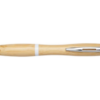 Bamboo ballpoint pen white