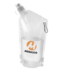 Cabo 600 ml water bag with carabiner Clear