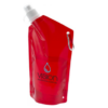 Cabo 600 ml water bag with carabiner Red