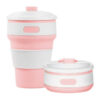 Collapsible Coffee Cups Pink