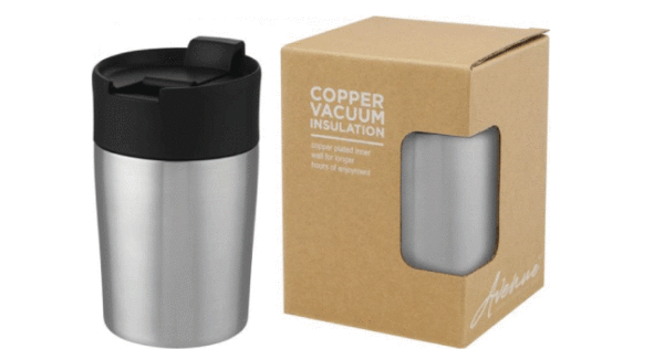 Copper vaccum insulated tumbler 180ml silver