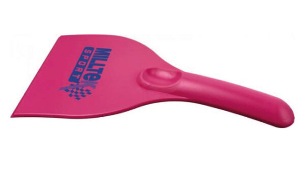 Curved plastic ice scraper (Pink)