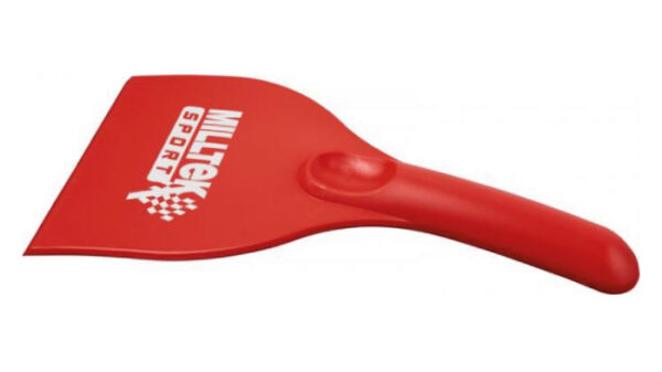 Curved plastic ice scraper (Red)