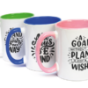 Custom Printed Mugs Coloured Handles