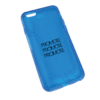 Custom smartphone case blue