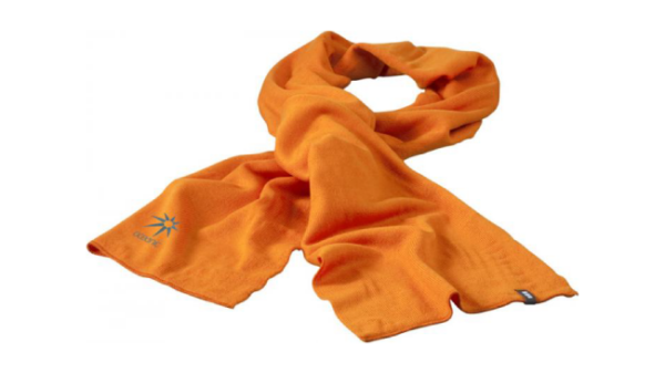 Double Layered Scarf Orange