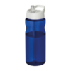 Eco 650 ml spout lid sport bottle (Blue and White)