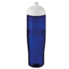 Eco 700ml sports bottle dome lid blue white