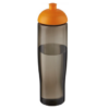 Eco 700ml sports bottle dome lid orange black