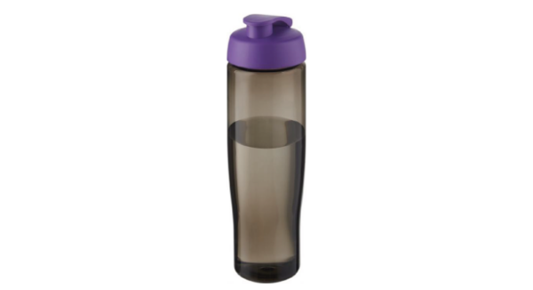 Eco 700ml sports bottle flip lid purple