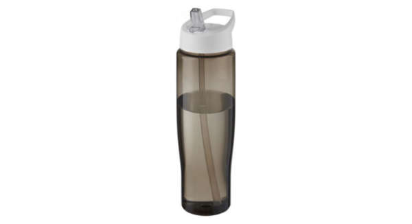 Eco 700ml sports bottle spout lid (white black)