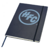 Executive A4 hard cover notebook blue