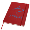 Executive A4 hard cover notebook red